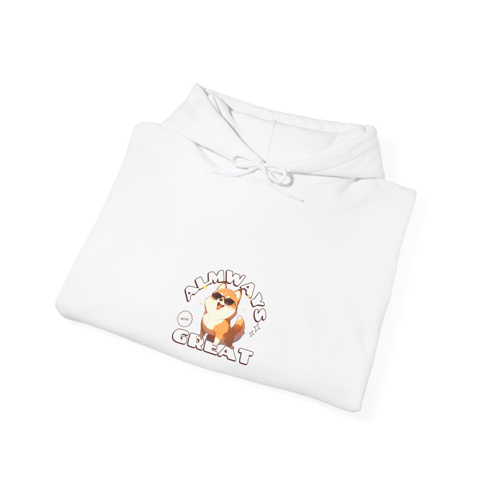 Always Great Dog Cheerful Happy Canine Artwork - Hoodie - Image 4