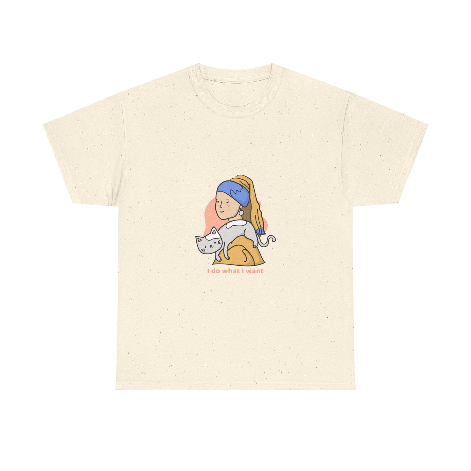 I Do What I Want Cat Artistic Illustration with Attitude - T-shirt - Image 5