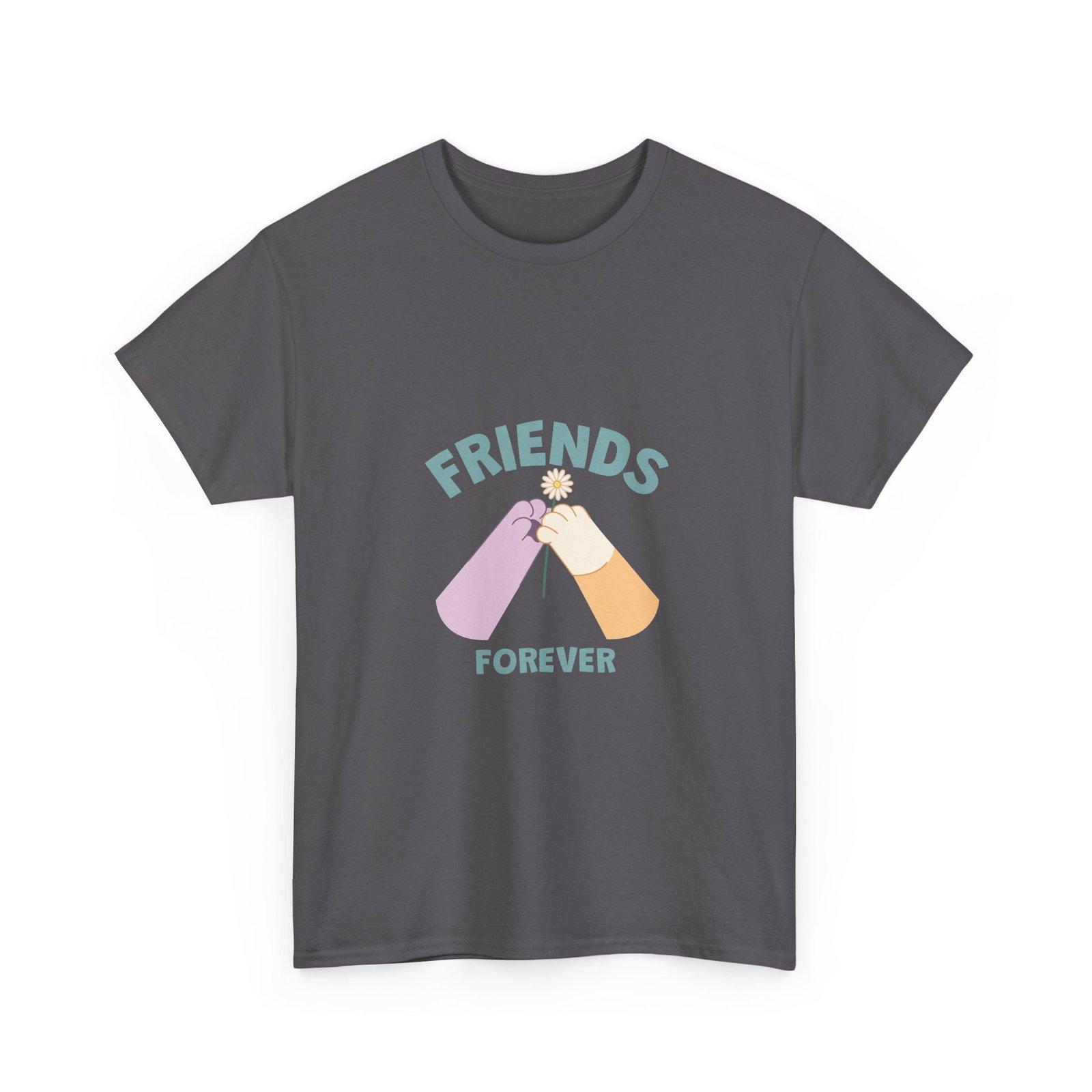 Friends Forever Animal Friends Sweet Heartwarming Design - T-shirt - Image 7