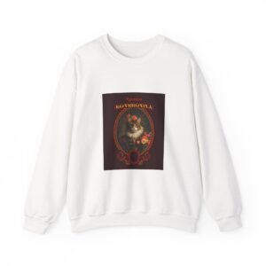 Baronessa Murronika Vintage Cat Illustration with Elegant Flair - Sweatshirt