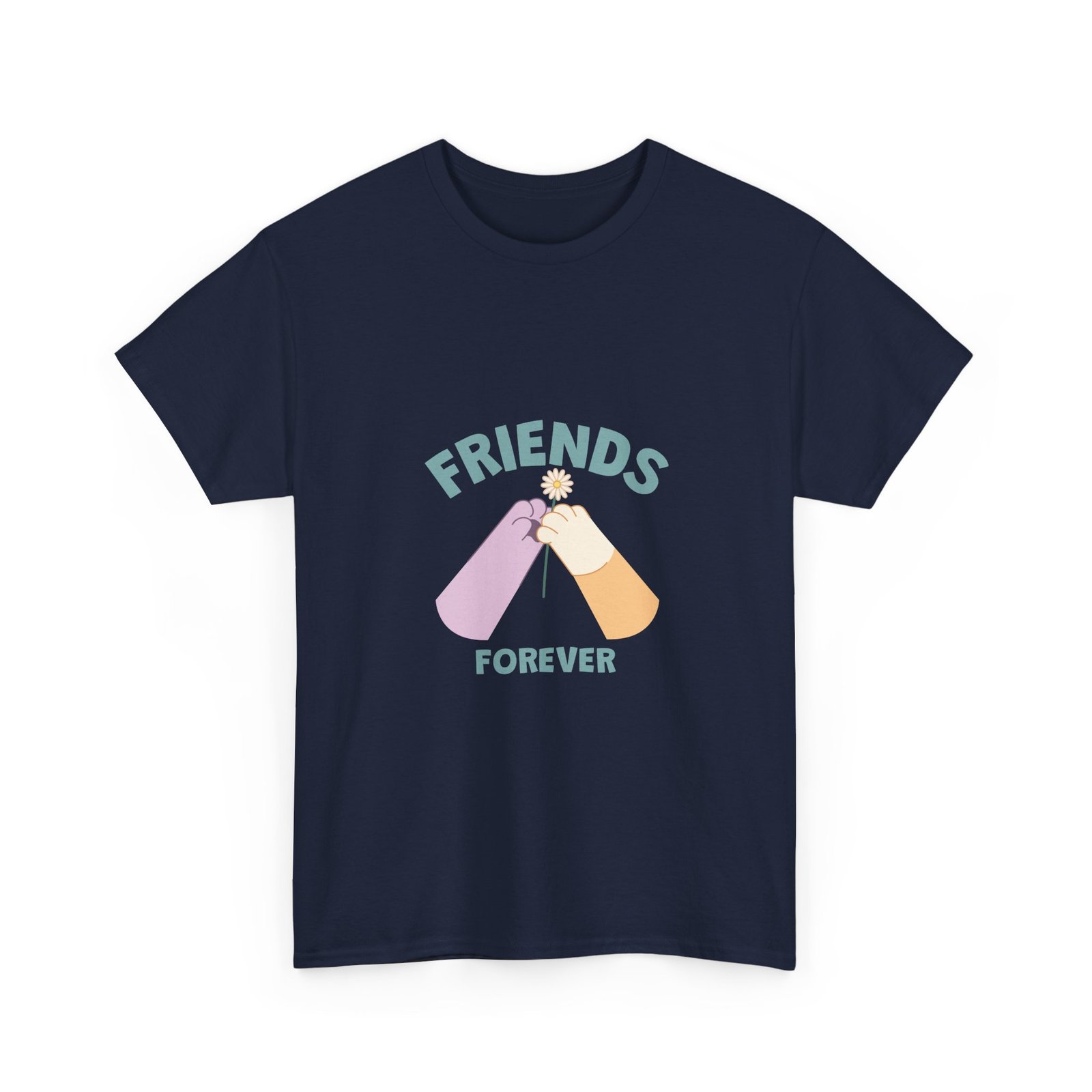 Friends Forever Animal Friends Sweet Heartwarming Design - T-shirt - Image 11