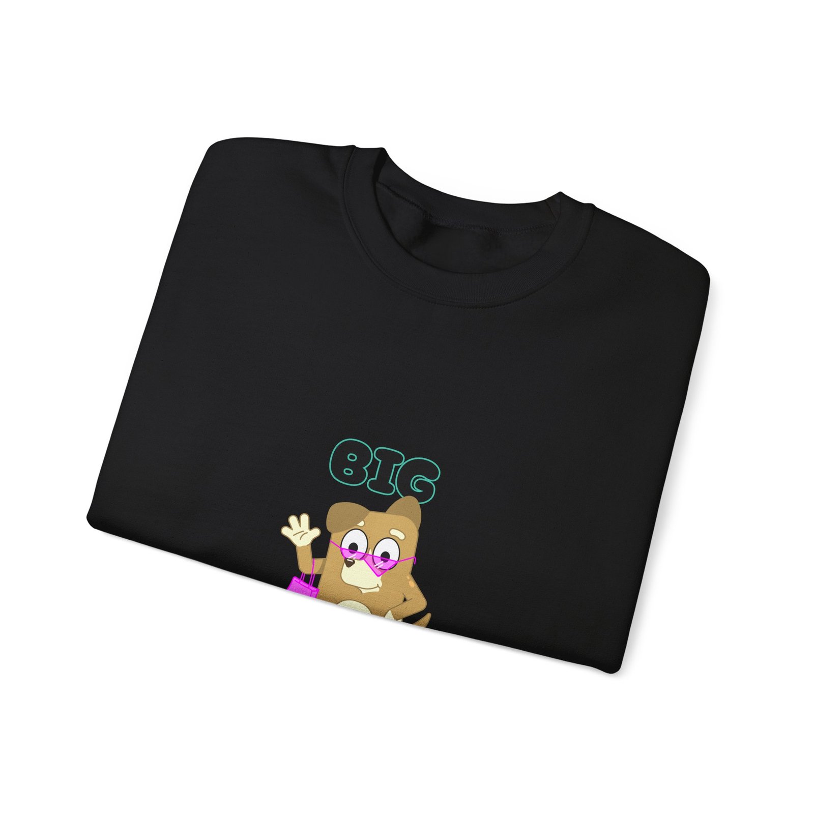 Big Gurl Squirrel Shopper Cute Animal Cartoon Art - Sweatshirt - Image 3