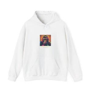 Apes King Gorilla Powerful Majestic Primate Illustration - Hoodie