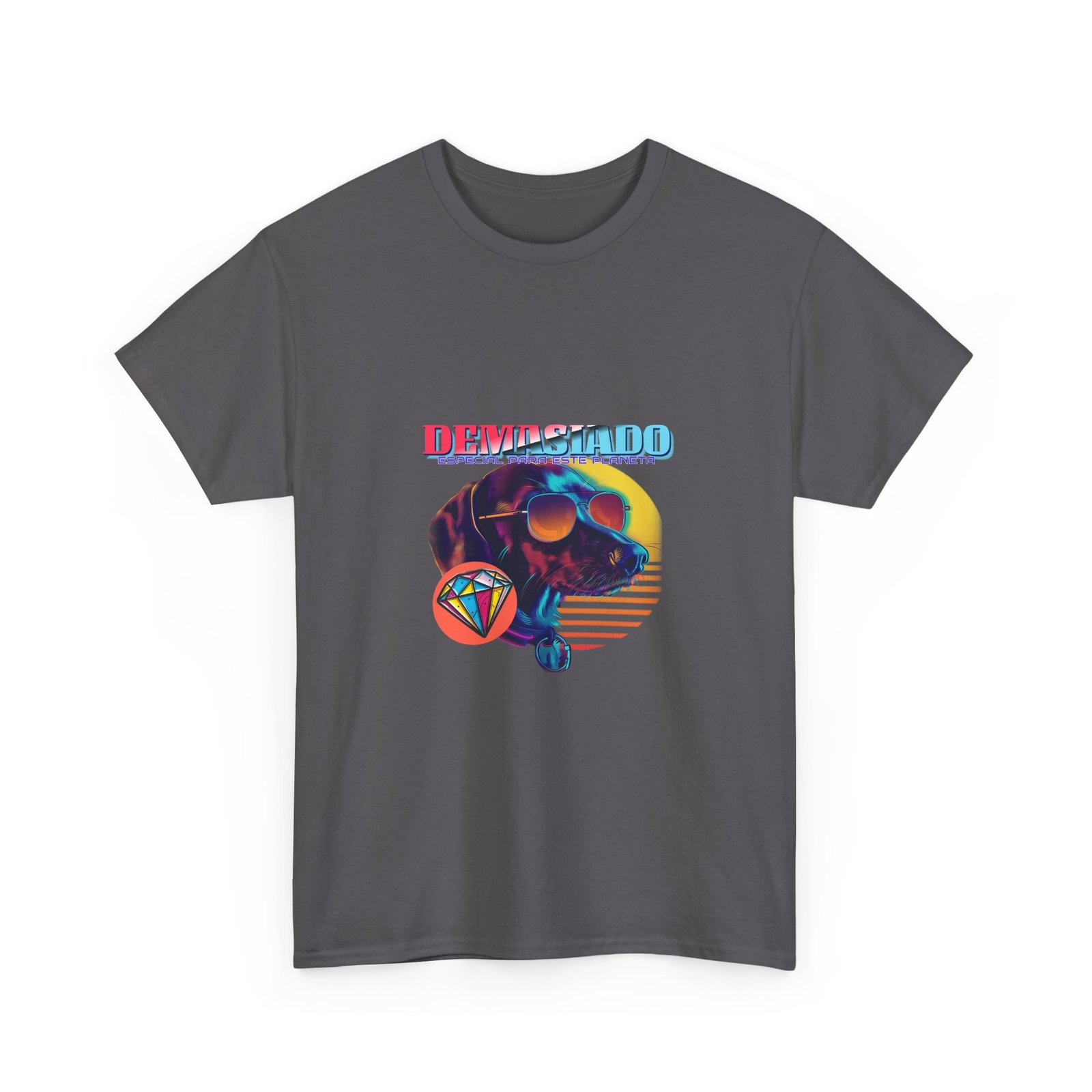 Demasiado Dog Stylish Cool Graphic Design - T-shirt - Image 7