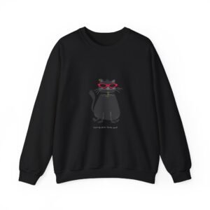 LOOKING GOOD, FELINE GOOD Cat Stylish Typography Design - Sweatshirt