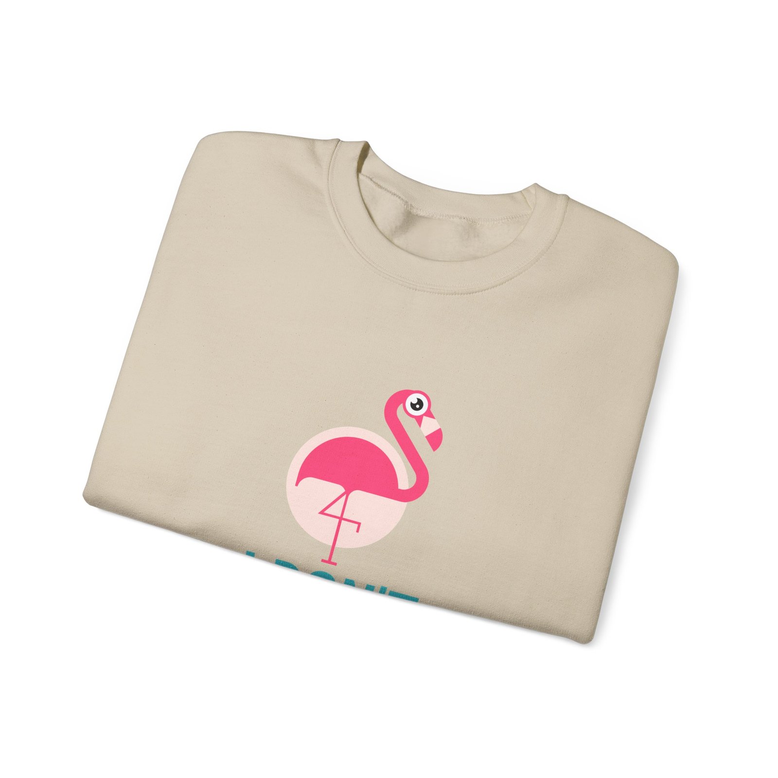 I Don’t Give A Flock Flamingo Sassy Graphic - Sweatshirt - Image 7