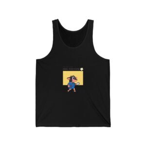 Mrs. Postcow Cartoon Cow Wearing Postal Uniform - Tank Top