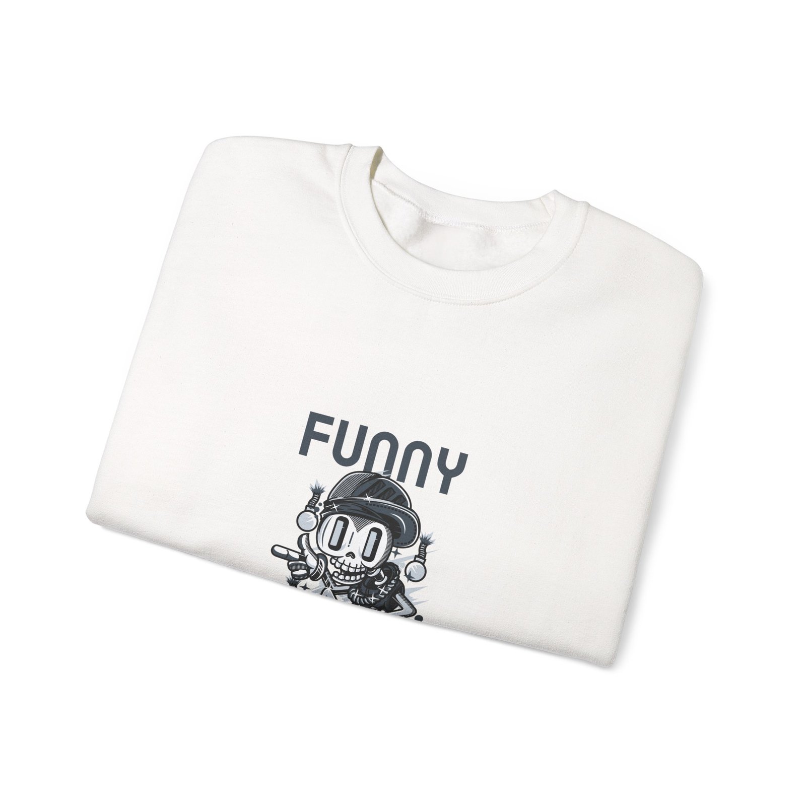 Funny Playful Astronaut Dog Cartoon Illustration - Sweatshirt - Image 3