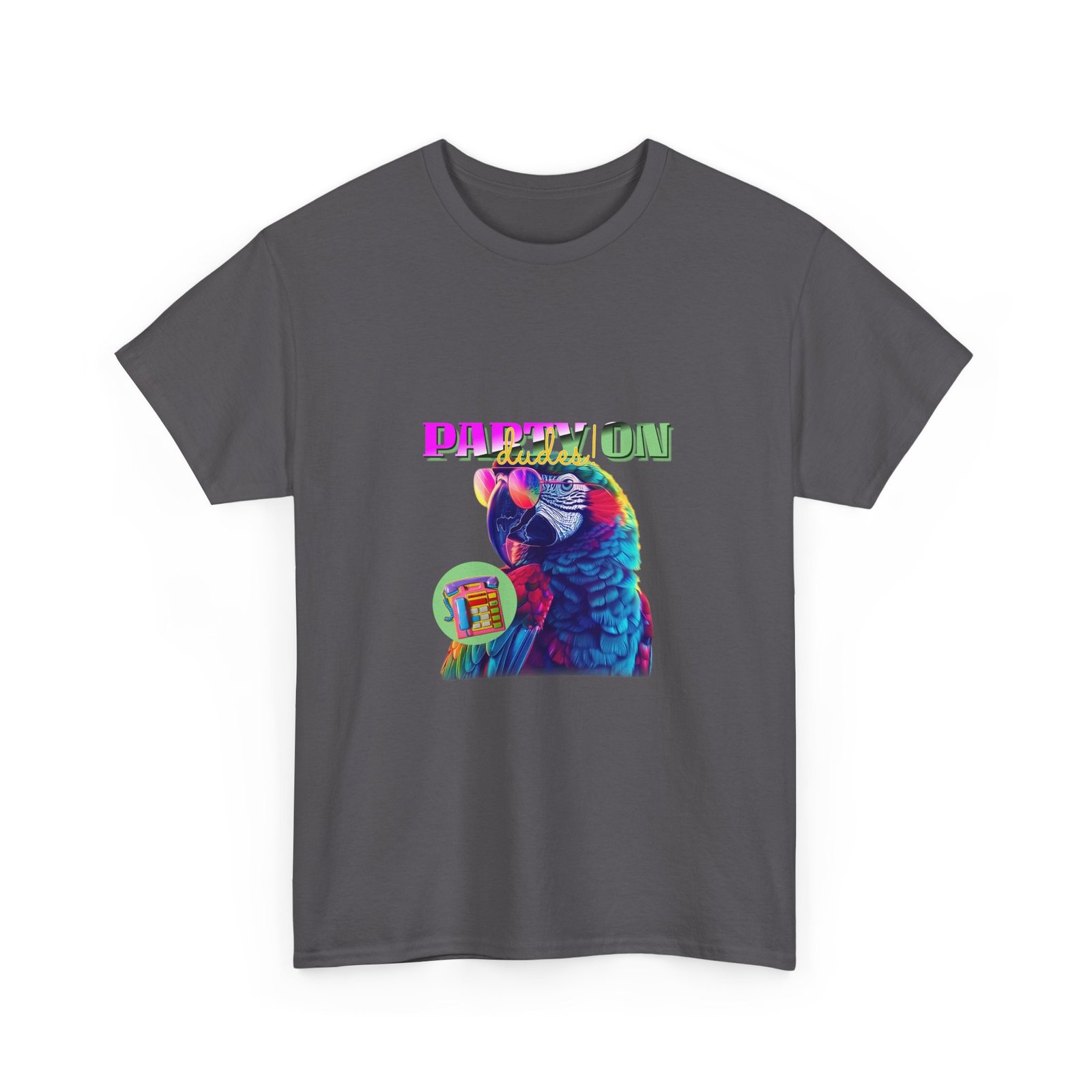 Vibrant Papillon Parrot Colorful Illustration - T-shirt - Image 7