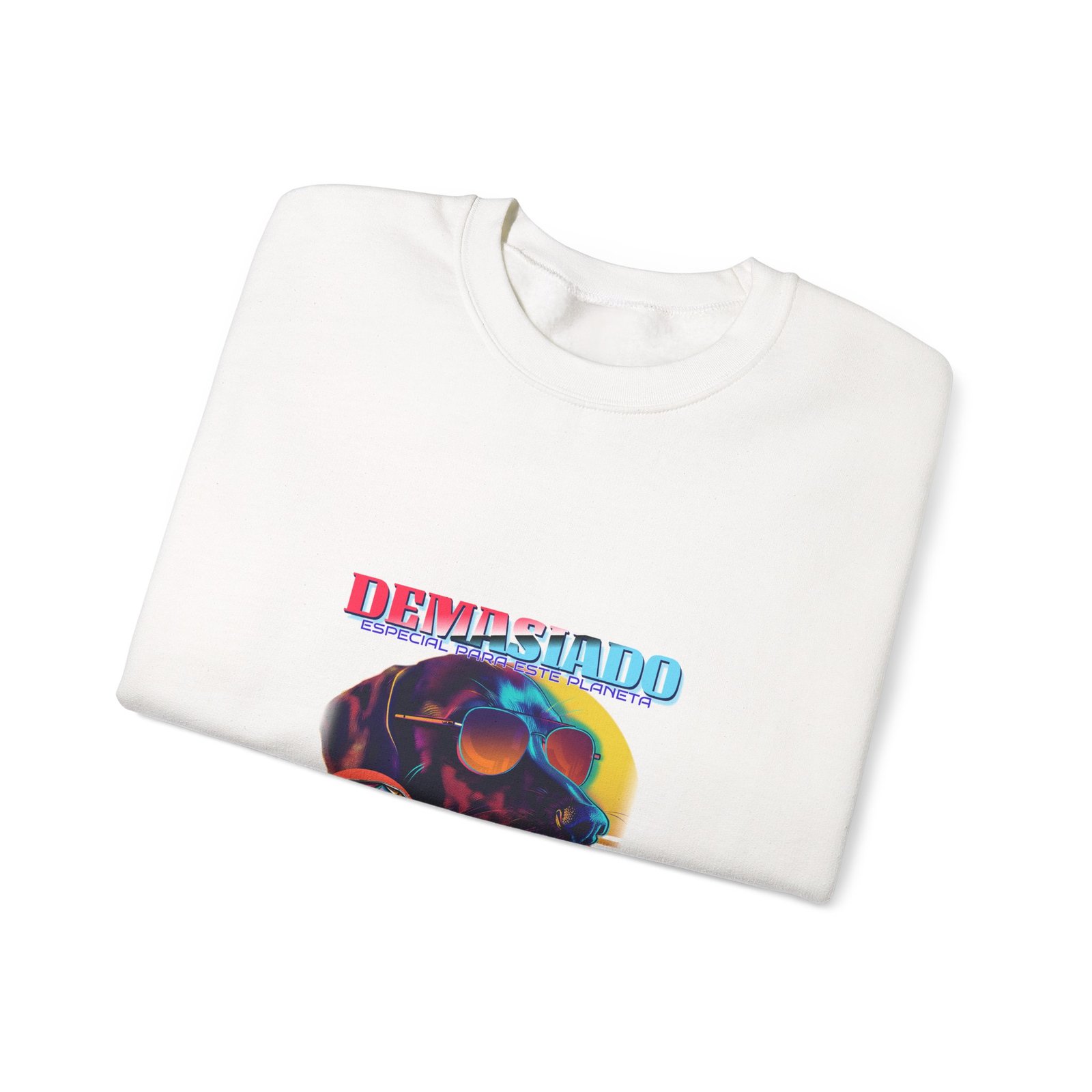 Demasiado Dog Stylish Graphic with Trendy Canine Character - Sweatshirt - Image 3