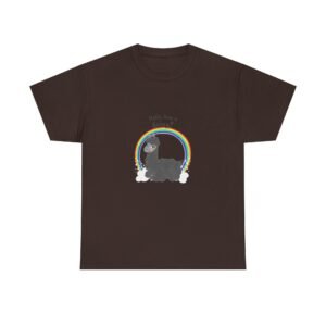 Cute Hello How U Doing Friendly Alpaca Illustration - T-shirt