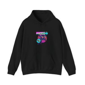 MEOWD San Francisco Retro Cat Graphic with Vintage Vibes - Hoodie