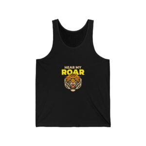 HEAR MY ROAR Fierce Tiger Bold Graphic Design - Tank Top