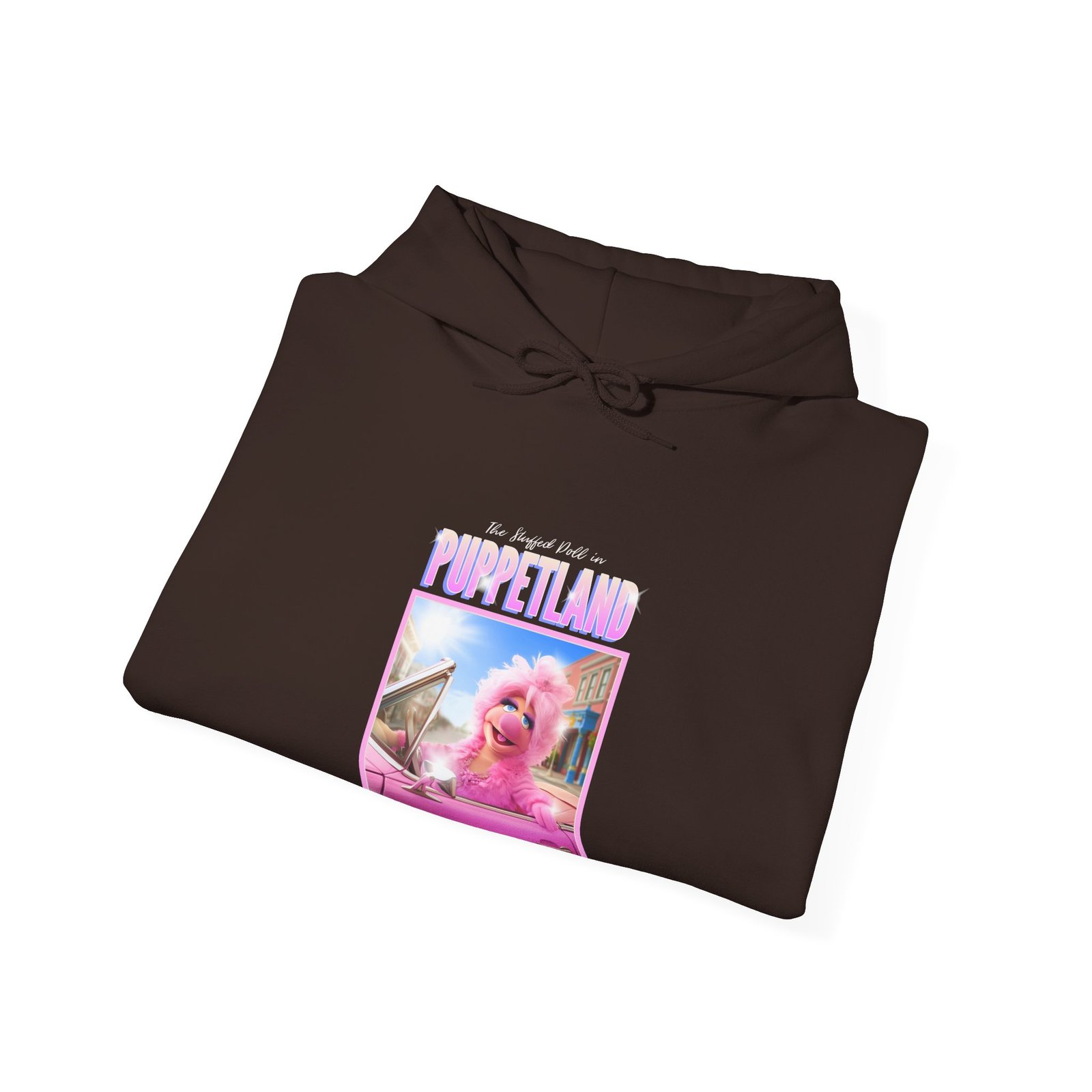 Glamorous Poodle with Puppetland Theme Artistic Illustration - Hoodie - Image 8