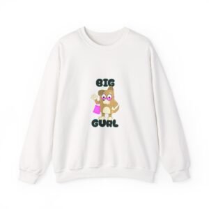 Big Gurl Squirrel Shopper Cute Cartoon Character - Sweatshirt