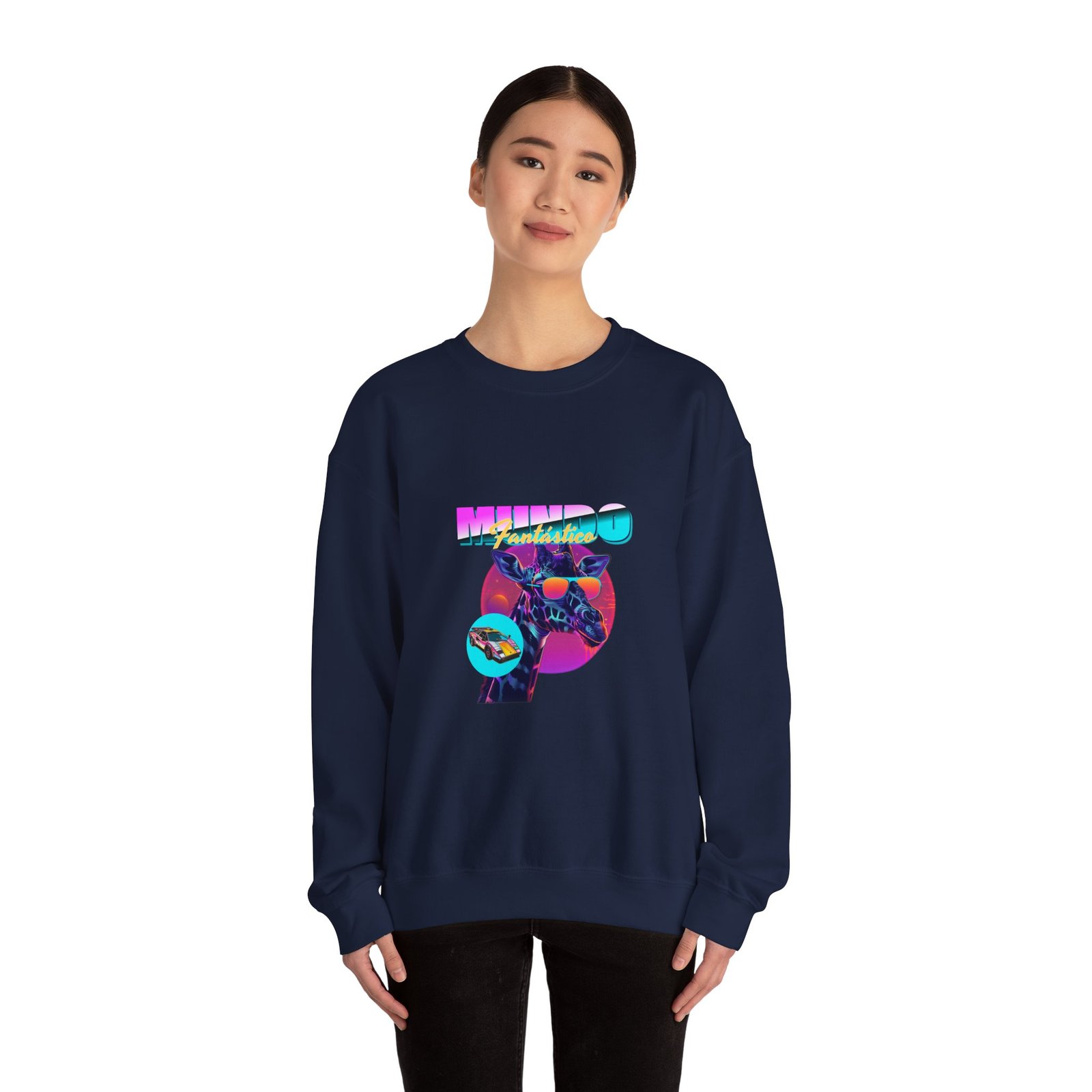 MEOWD San Francisco Retro Cat Graphic with Vintage Vibes - Sweatshirt - Image 12