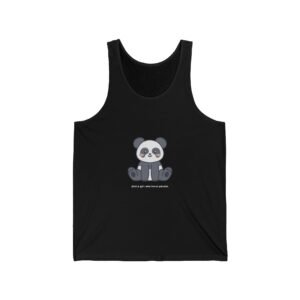 Just a Girl Who Loves Pandas Cute and Playful Design - Tank Top