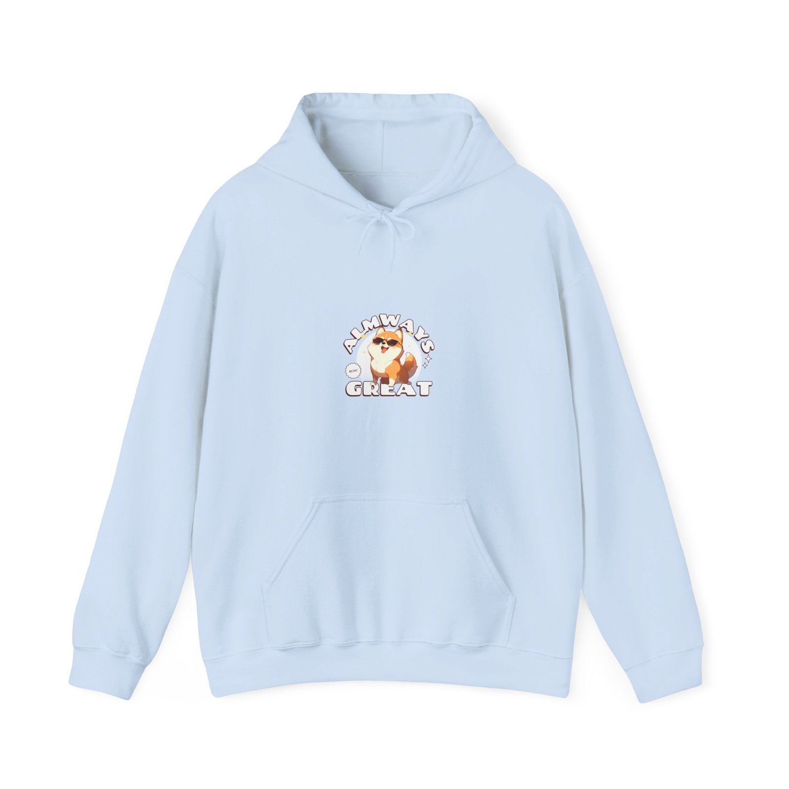 Always Great Dog Cheerful Happy Canine Artwork - Hoodie - Image 9