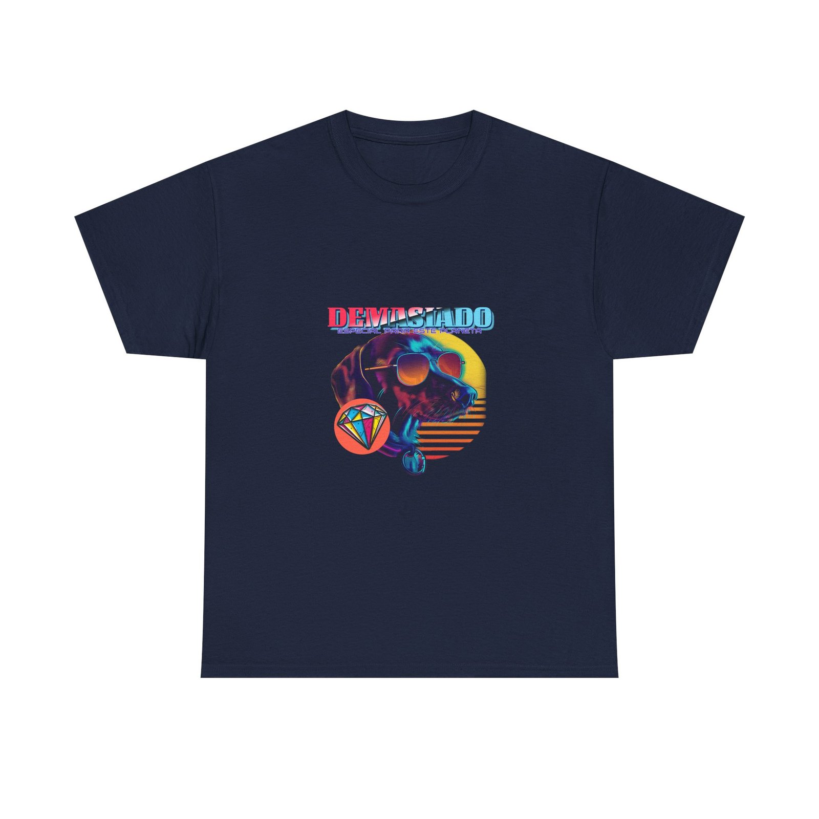 Demasiado Dog Stylish Cool Graphic Design - T-shirt - Image 9