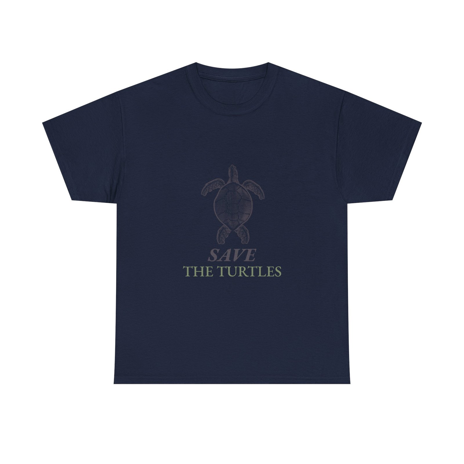 SAVE THE TURTLES Ocean Conservation Graphic Design - T-shirt - Image 9