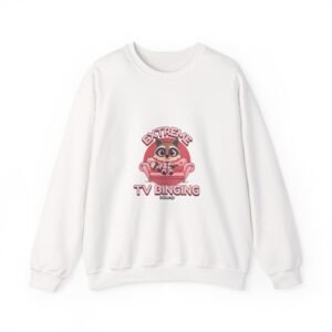 Extreme TV Binging Squad Raccoon Gamer Graphic - Sweatshirt