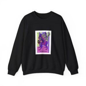 Colorful Winged Lemur Artistic Illustration - Sweatshirt
