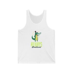 Always Handsome Crocodile Charming Illustration - Tank Top
