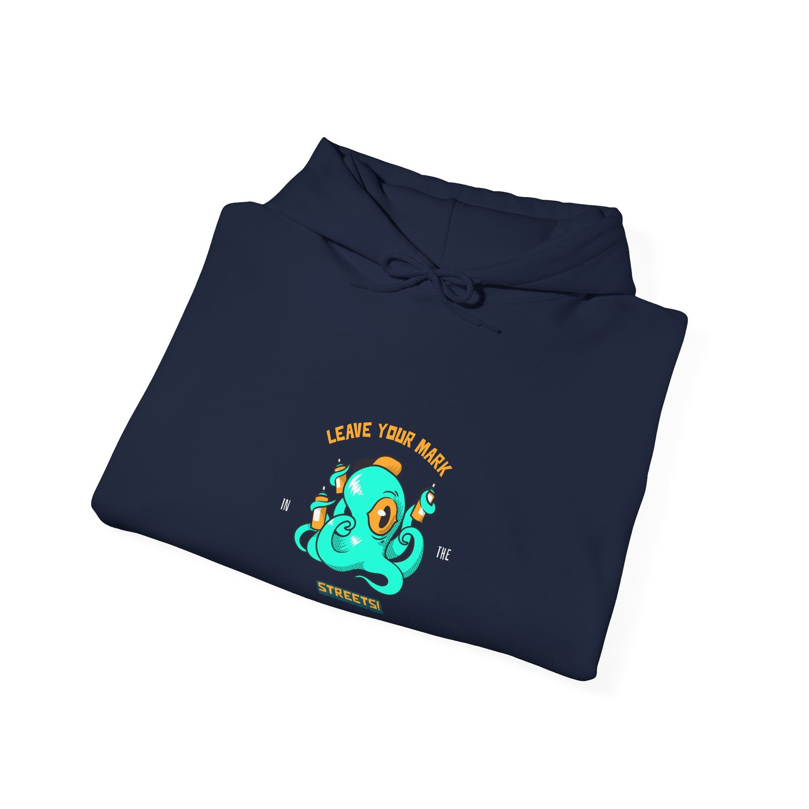 Leave Your Mark in the Streets Octopus Graffiti Art Design - Hoodie - Image 12