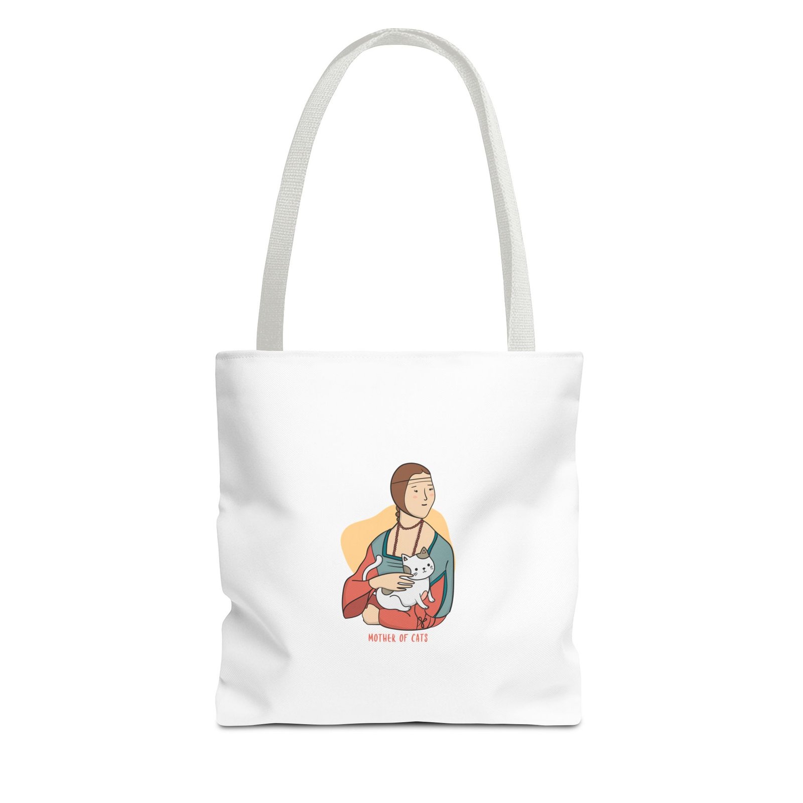 Mother of Cats Playful Feline Queen Graphic - Tote Bag