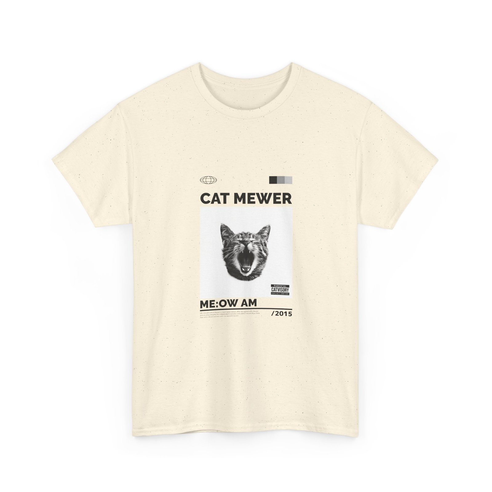 Cat Mewer Screaming Feline Illustration with Expressive Pose - T-shirt - Image 7