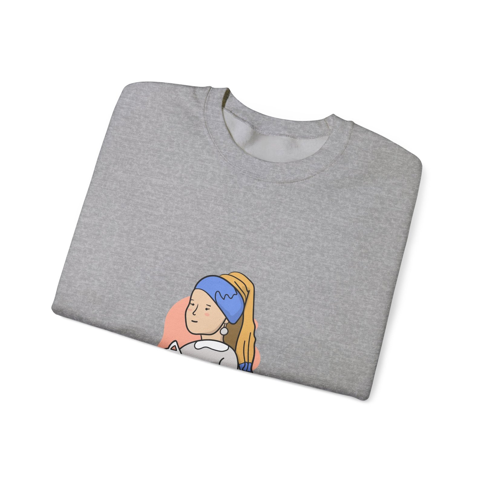 I Do What I Want Cat Artistic Illustration with Attitude - Sweatshirt - Image 11