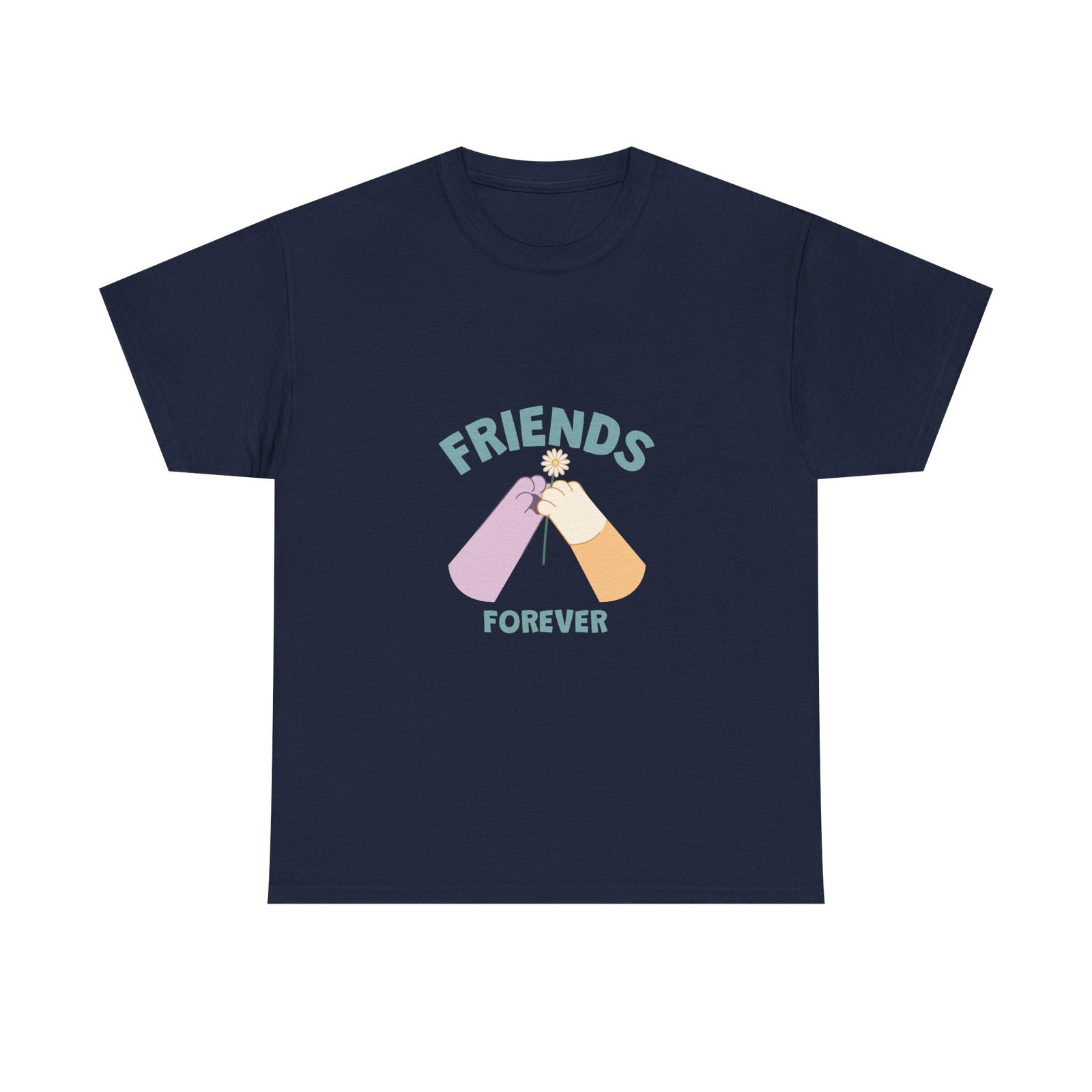 Friends Forever Animal Friends Sweet Heartwarming Design - T-shirt - Image 9