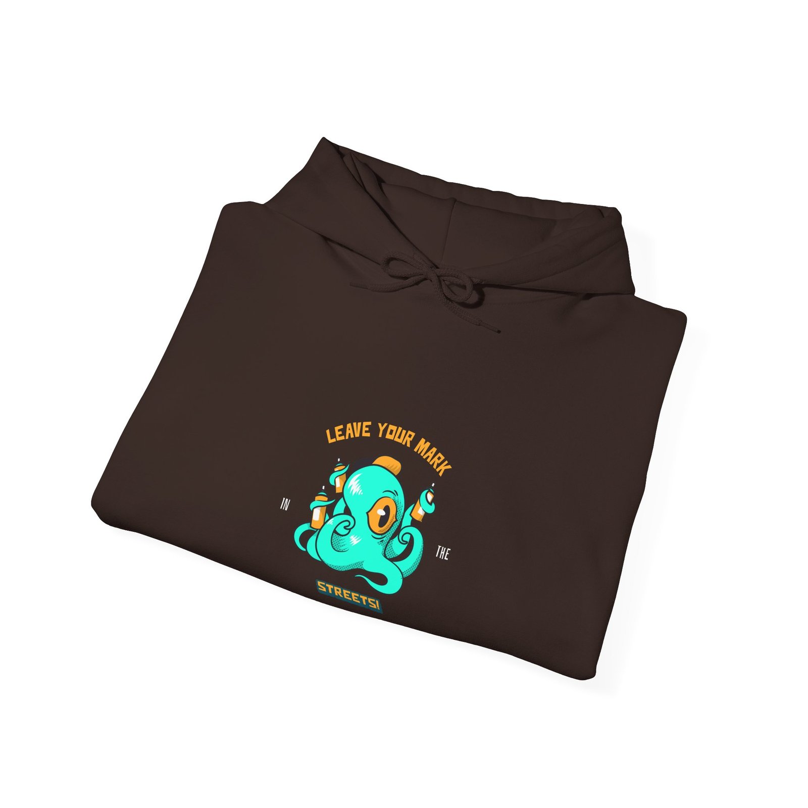 Leave Your Mark in the Streets Octopus Graffiti Art Design - Hoodie - Image 8