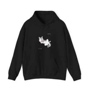 Not Fat Just Husky Dog Fluffy Cute Graphic Design - Hoodie