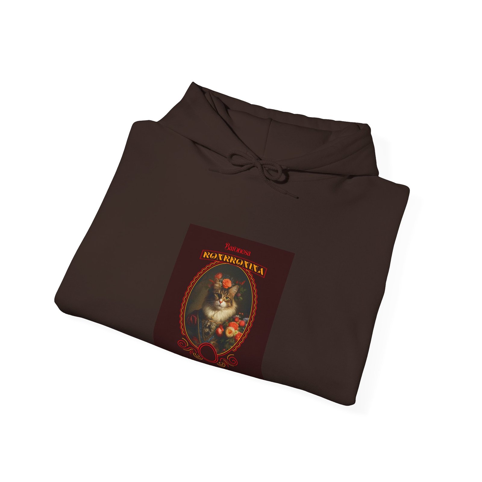 Baronessa Murronika Cat Vintage Art Nouveau Style - Hoodie - Image 8