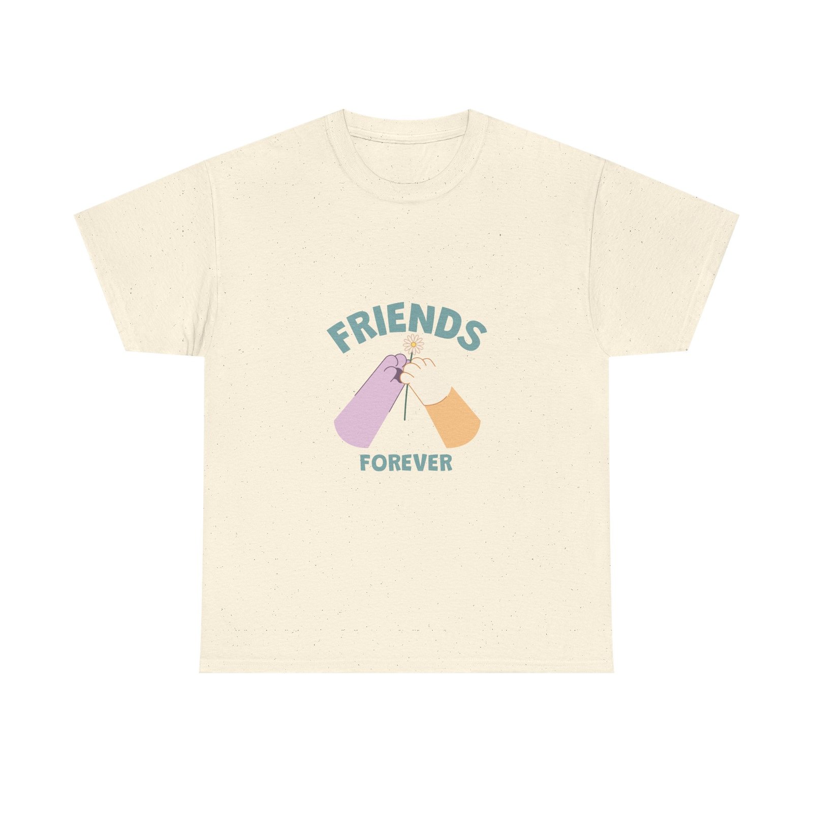 Friends Forever Animal Friends Cute Cartoon Illustration - T-shirt - Image 5