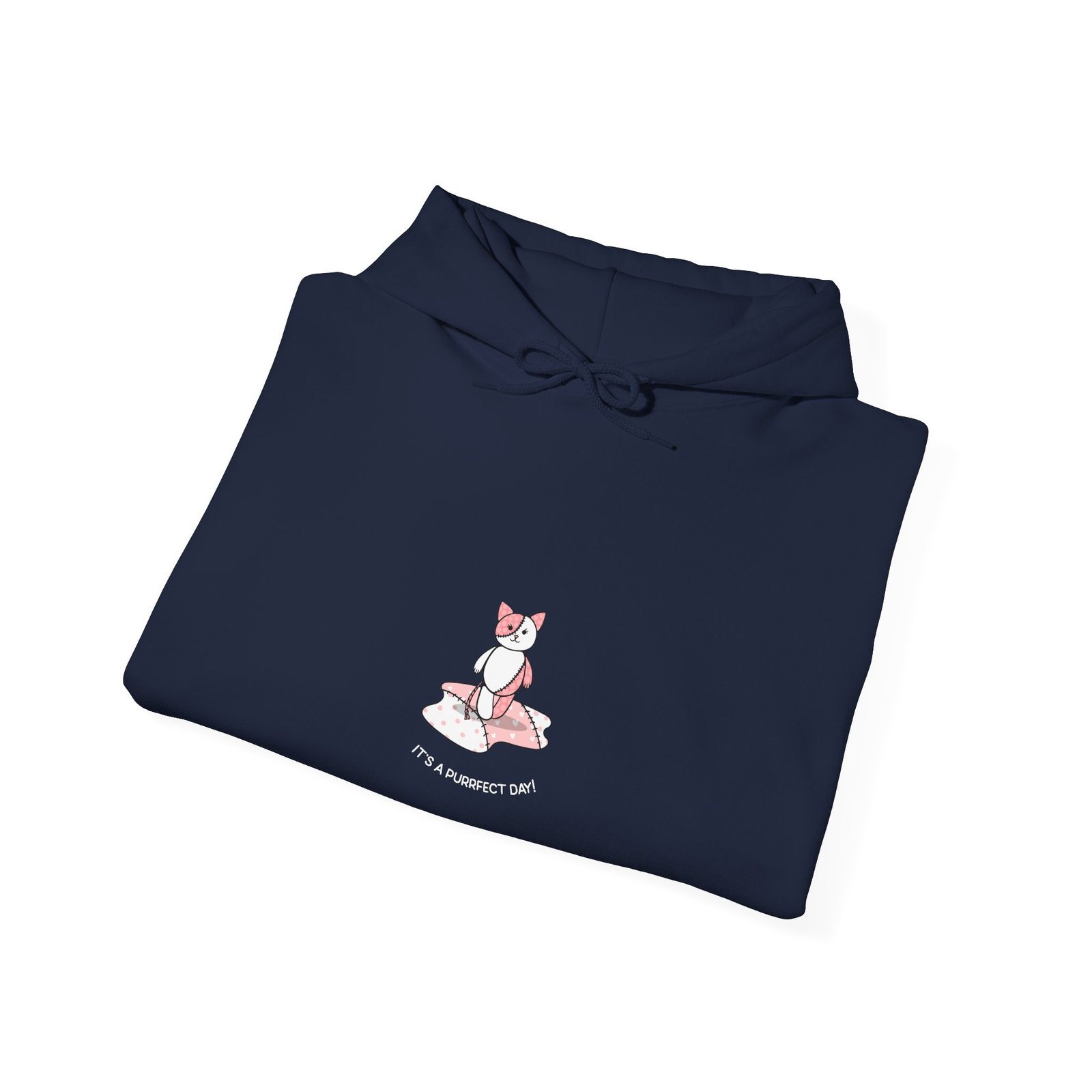 It’s A Purrfect Day Cat Cozy Cute Feline Illustration - Hoodie - Image 12