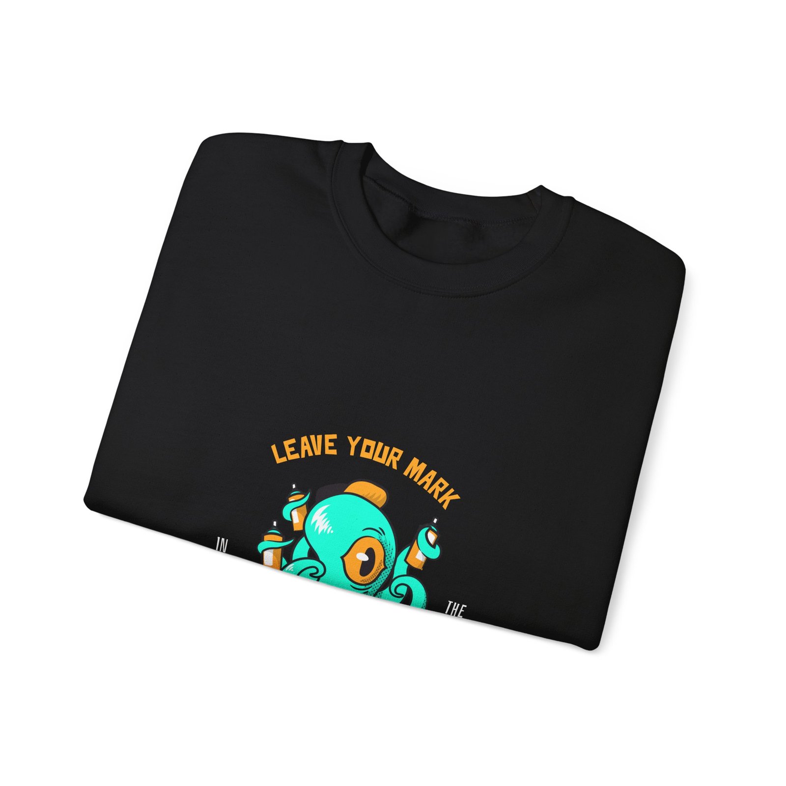 Leave Your Mark in the Streets Octopus Graffiti Art Design - Sweatshirt - Image 3