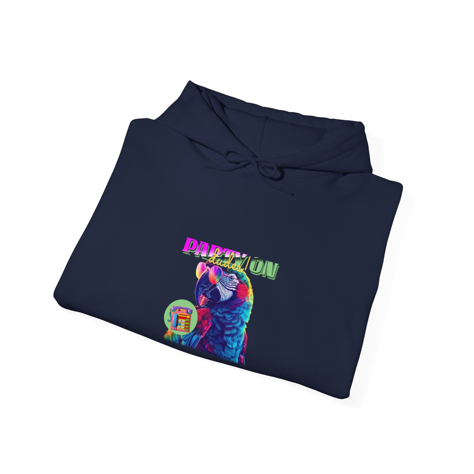 Vibrant Papillon Parrot Colorful Illustration - Hoodie - Image 12