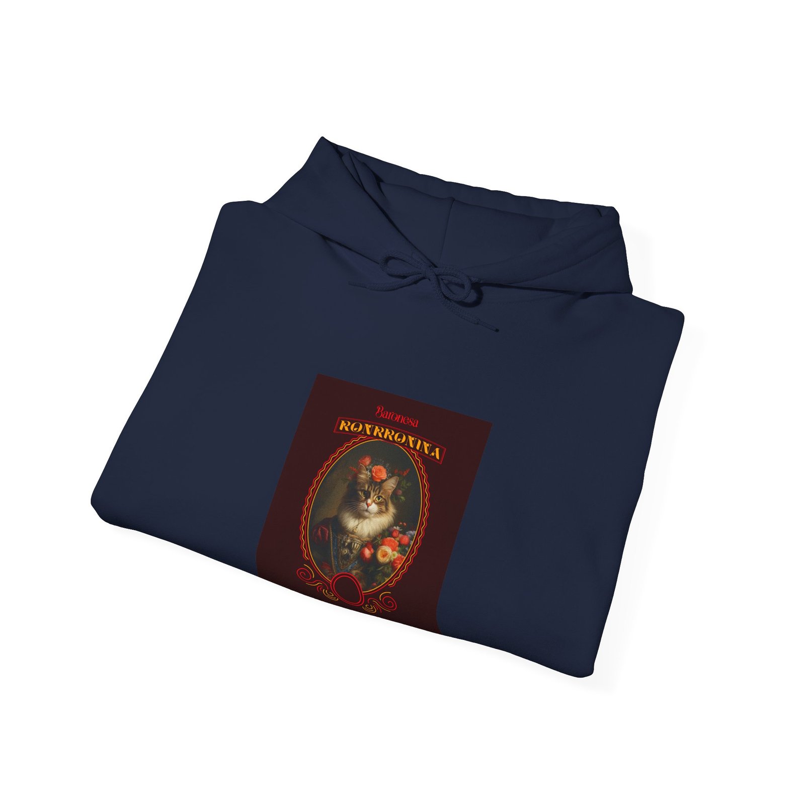 Baronessa Murronika Cat Vintage Art Nouveau Style - Hoodie - Image 12