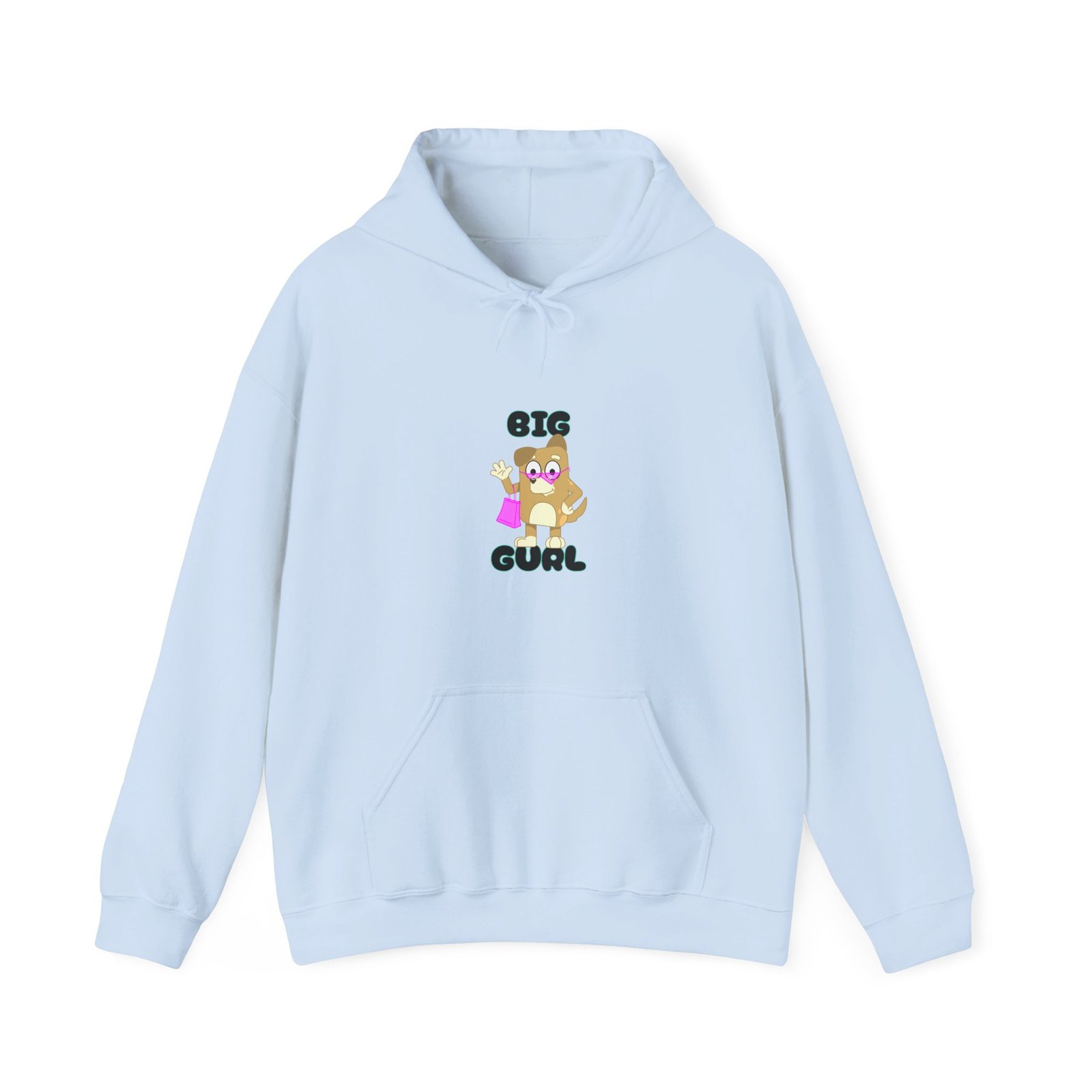 Big Gurl Squirrel Shopper Cute Cartoon Character - Hoodie - Image 9