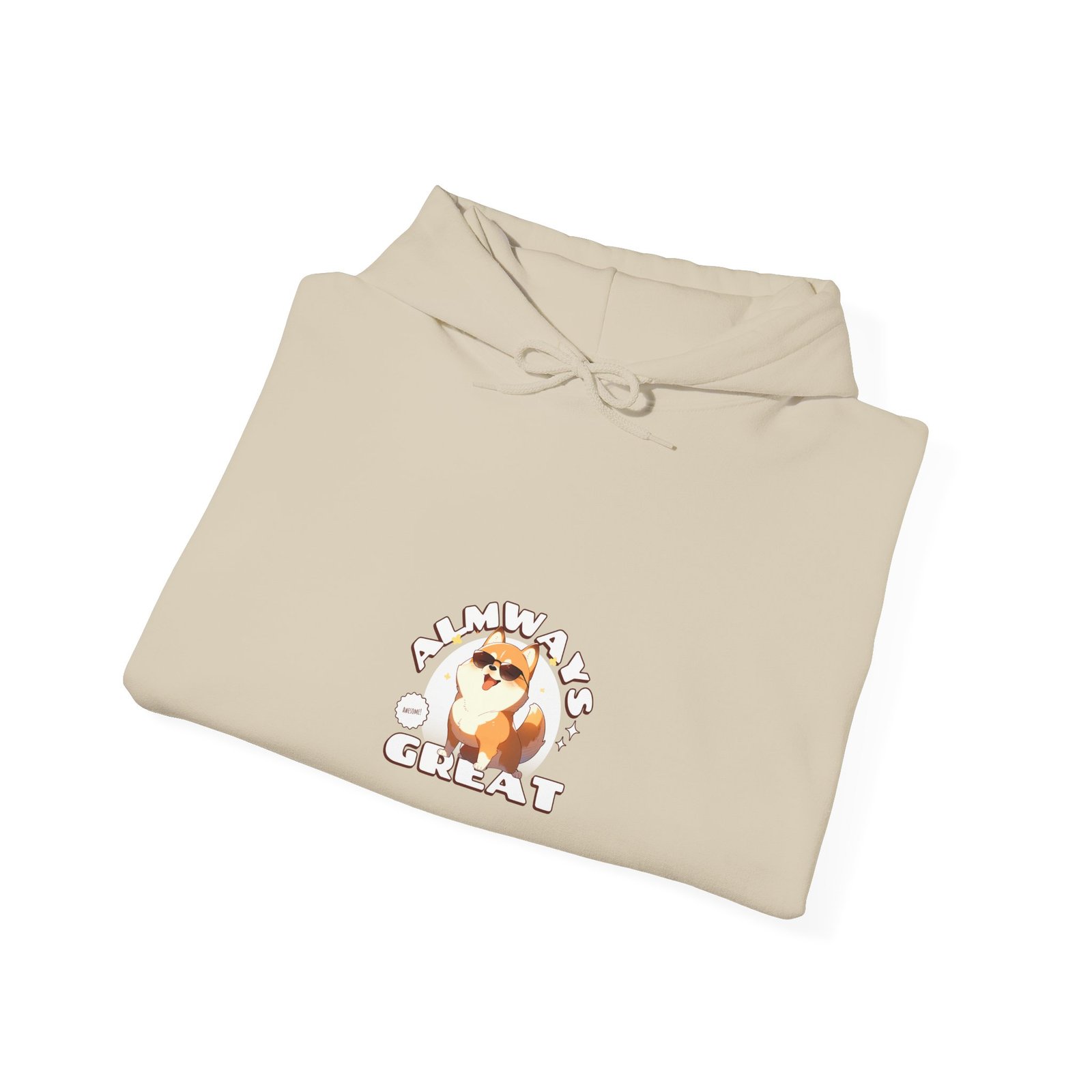Always Great Dog Cheerful Happy Canine Artwork - Hoodie - Image 8