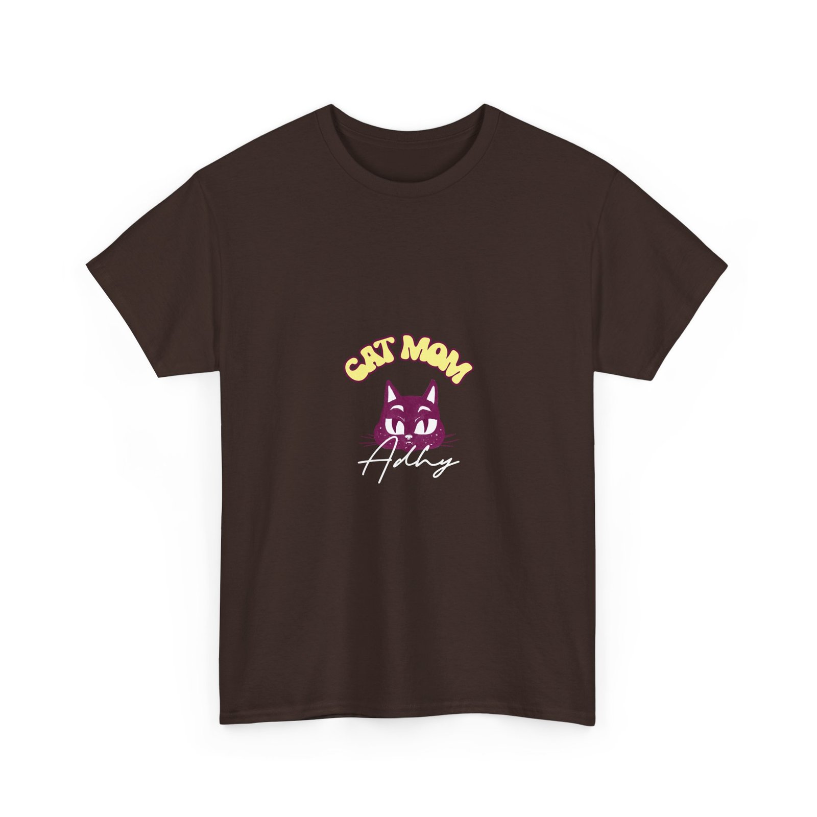 Cute Cat Mom Feline Illustration with Playful Cat Character - T-shirt - Image 3