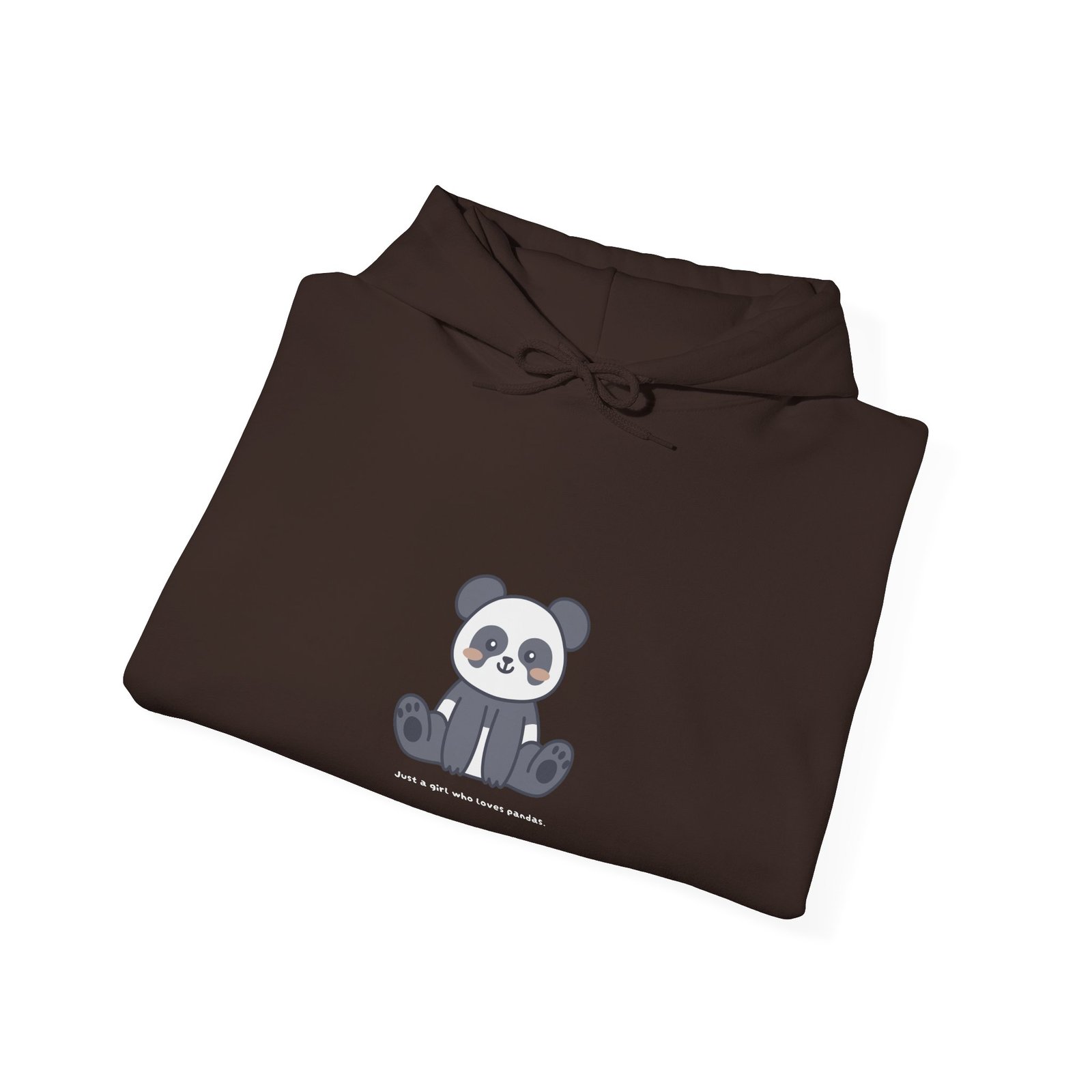Just a Girl Who Loves Pandas Cute and Playful Design - Hoodie - Image 8