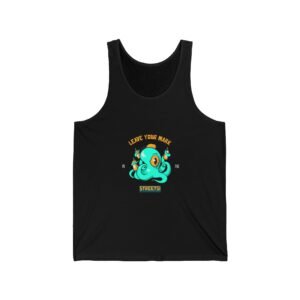 Leave Your Mark in the Streets Octopus Graffiti Art Design - Tank Top