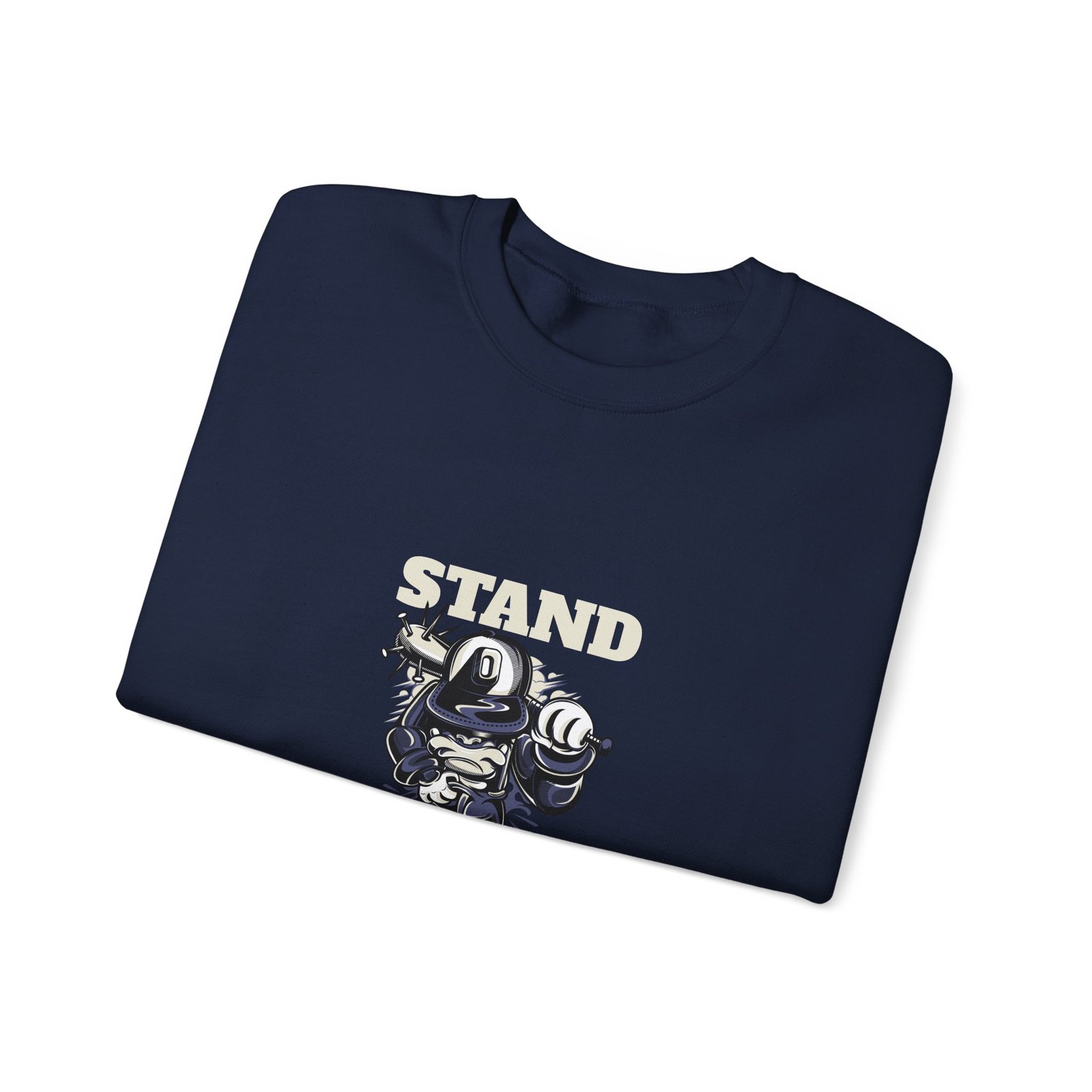 Stand Alone Robot Illustration Featuring a Lonely Futuristic Machine - Sweatshirt - Image 11