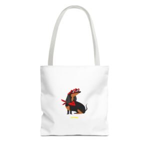 Oh Yeah Cool Dachshund Graphic with Sunglasses and Attitude - Tote Bag