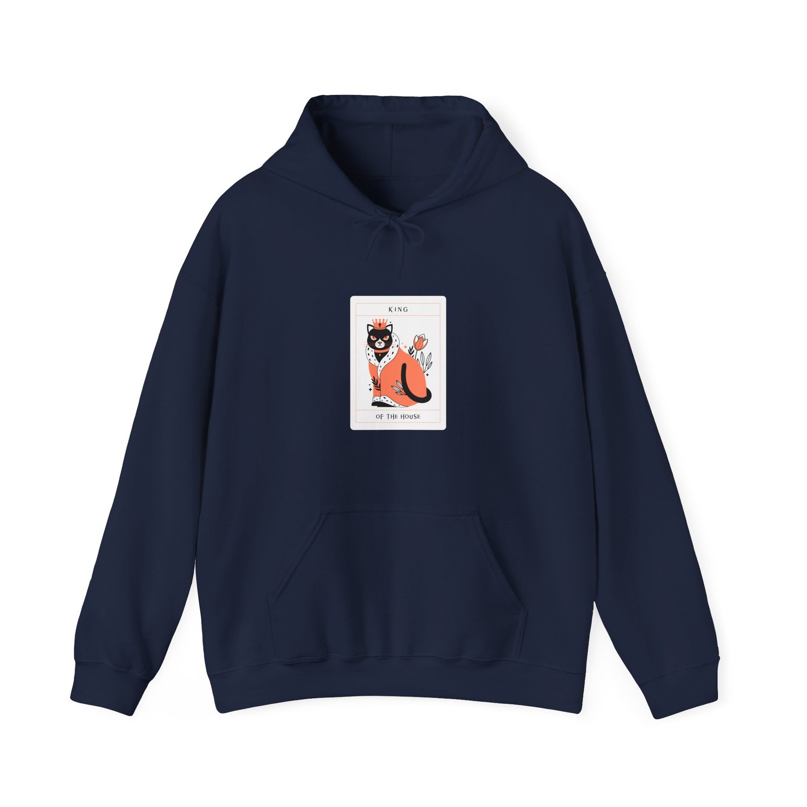 King Of The House Cat Royal Crown Design - Hoodie - Image 9