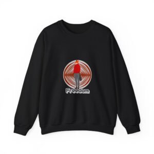 Freedom Bird Minimalist Silhouette with Modern Elegance - Sweatshirt