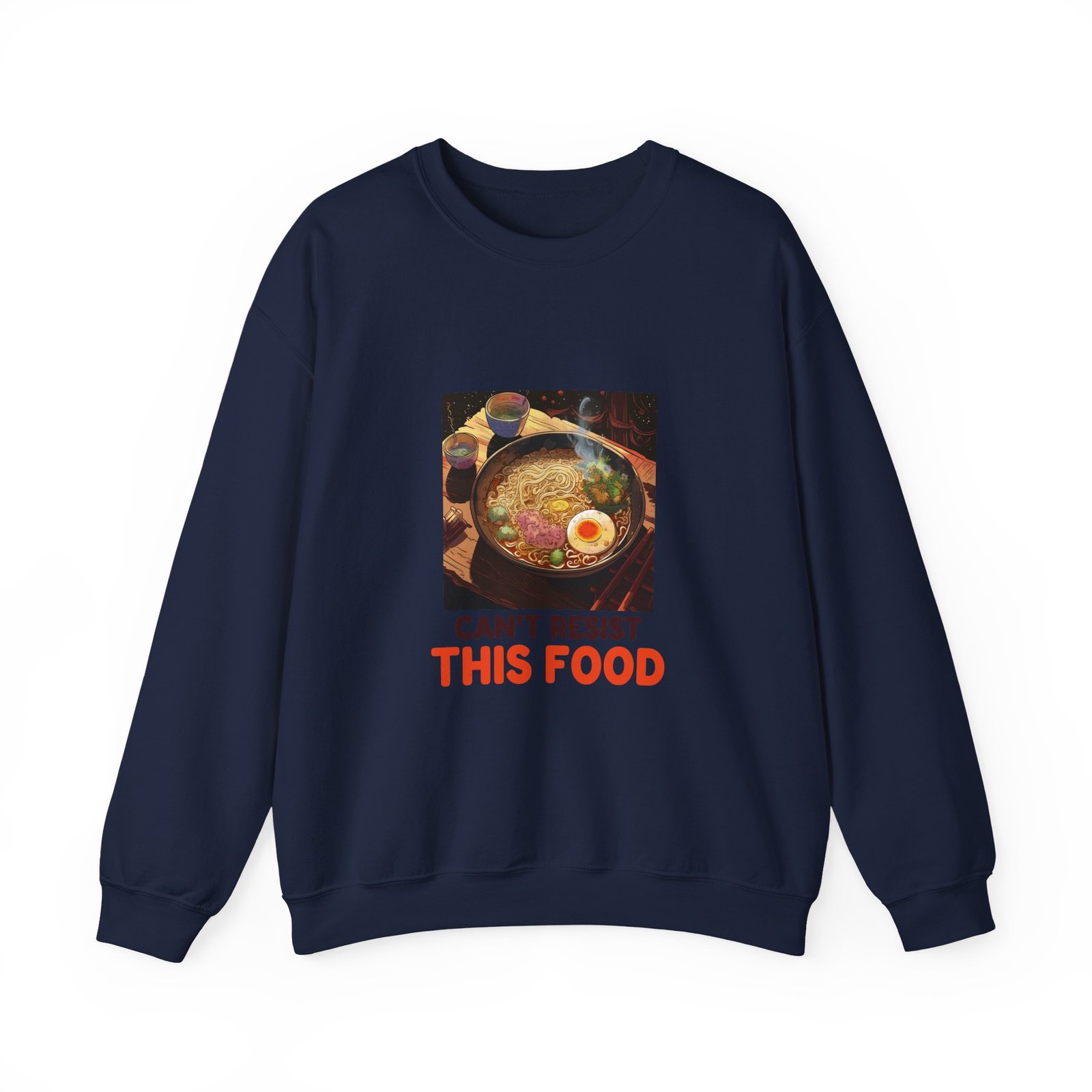 Can’t Resist This Food Cat Foodie Funny Cat Lover Graphic - Sweatshirt - Image 9